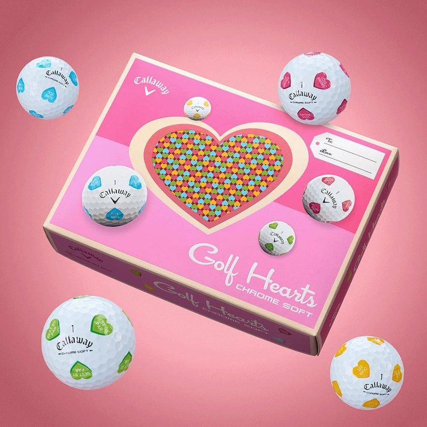 Callaway Chrome Soft Golf Hearts Golf Balls