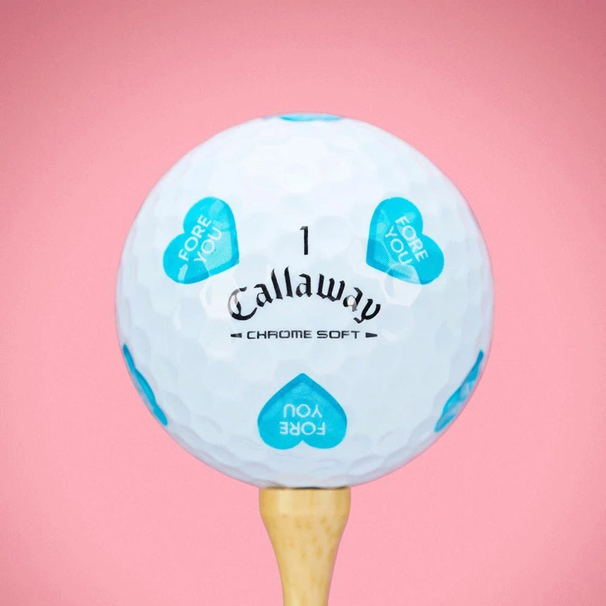Callaway Chrome Soft Golf Hearts Golf Balls