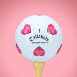 Callaway Chrome Soft Golf Hearts Golf Balls