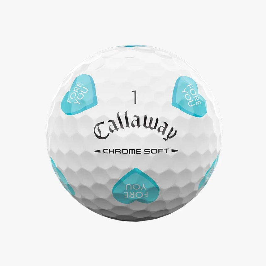Callaway Chrome Soft Golf Hearts Golf Balls