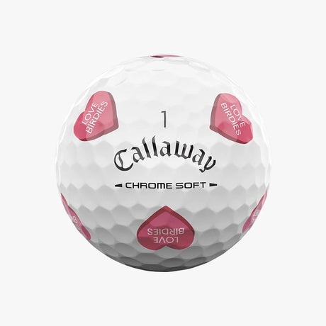 Callaway Chrome Soft Golf Hearts Golf Balls