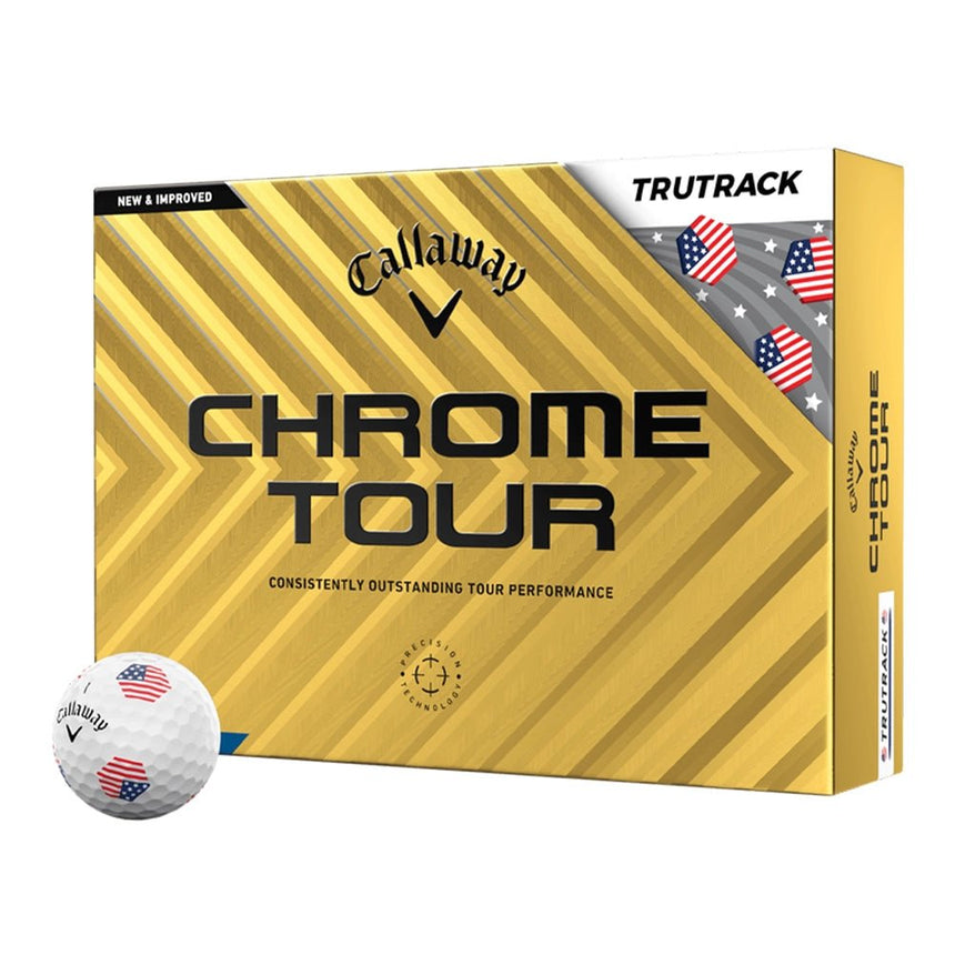 Callaway Chrome Tour TruTrack USA Golf Balls - 2024