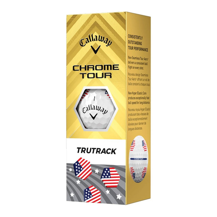 Callaway Chrome Tour TruTrack USA Golf Balls - 2024