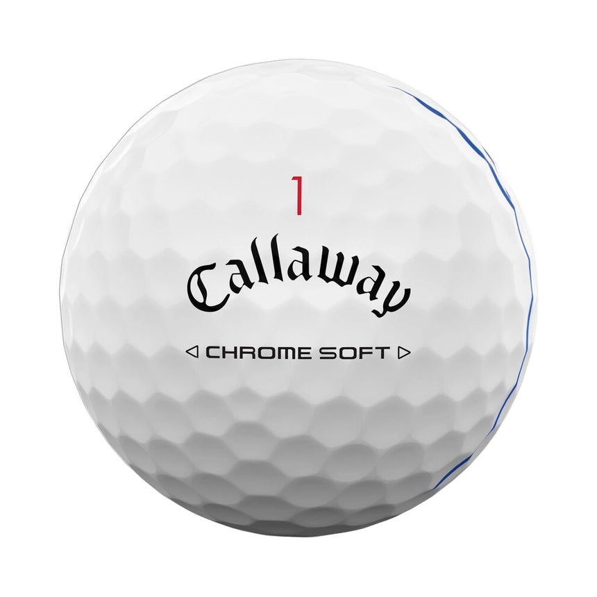 Callaway Chrome Soft Triple Track Golf Balls - 2024 - Holiday Double Dozen