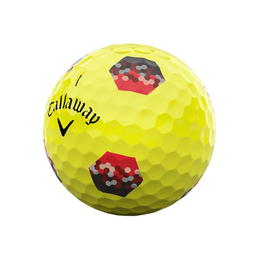 Callaway Chrome Soft TruTrack Golf Balls - Yellow - 2024