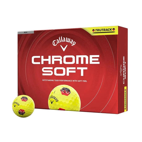 Callaway Chrome Soft TruTrack Golf Balls - Yellow