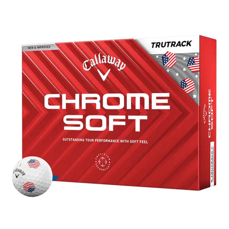 Callaway Chrome Soft TruTrack USA Golf Balls - 2024
