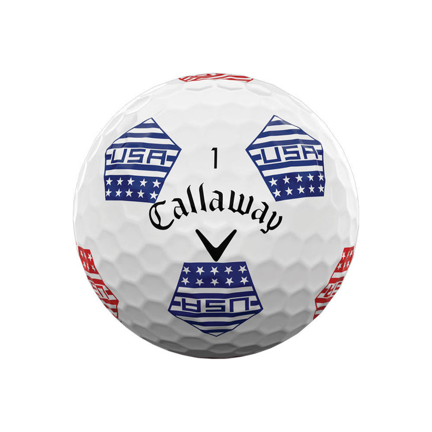 Callaway Chrome Soft Truvis USA Golf Balls - 2022