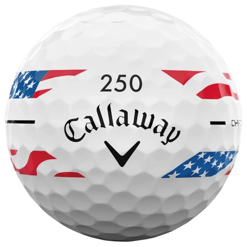 Callaway Chrome Soft 360 Stripe Golf Balls - USA