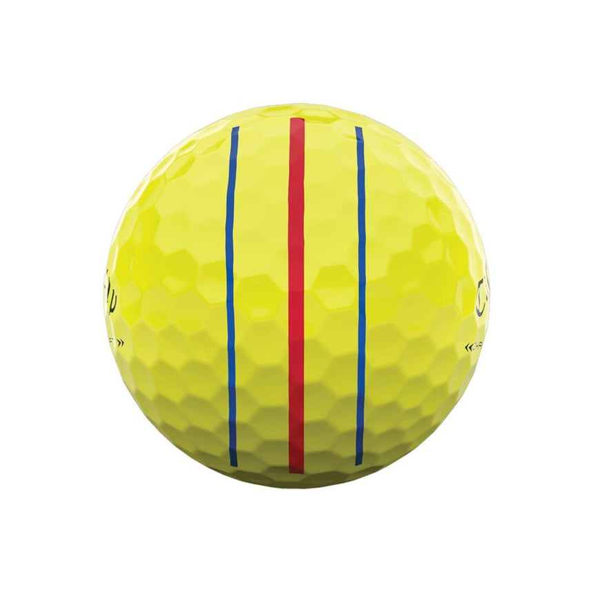 Callaway Chrome Soft X LS Triple Track Golf Balls - Yellow - 2022