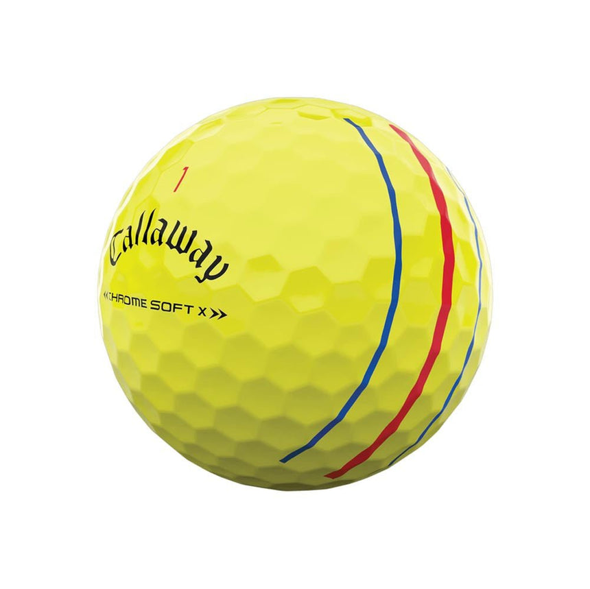 Callaway Chrome Soft X Triple Track Golf Balls - Yelow - 2022