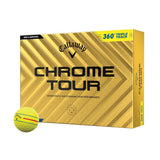 Callaway Chrome Tour 360 Triple Track Golf Balls - Yellow - 2024
