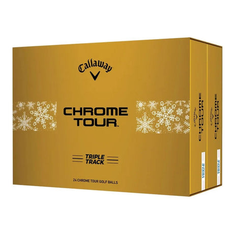 Callaway Chrome Tour Triple Track Golf Balls - 2024 - Holiday Double Dozen