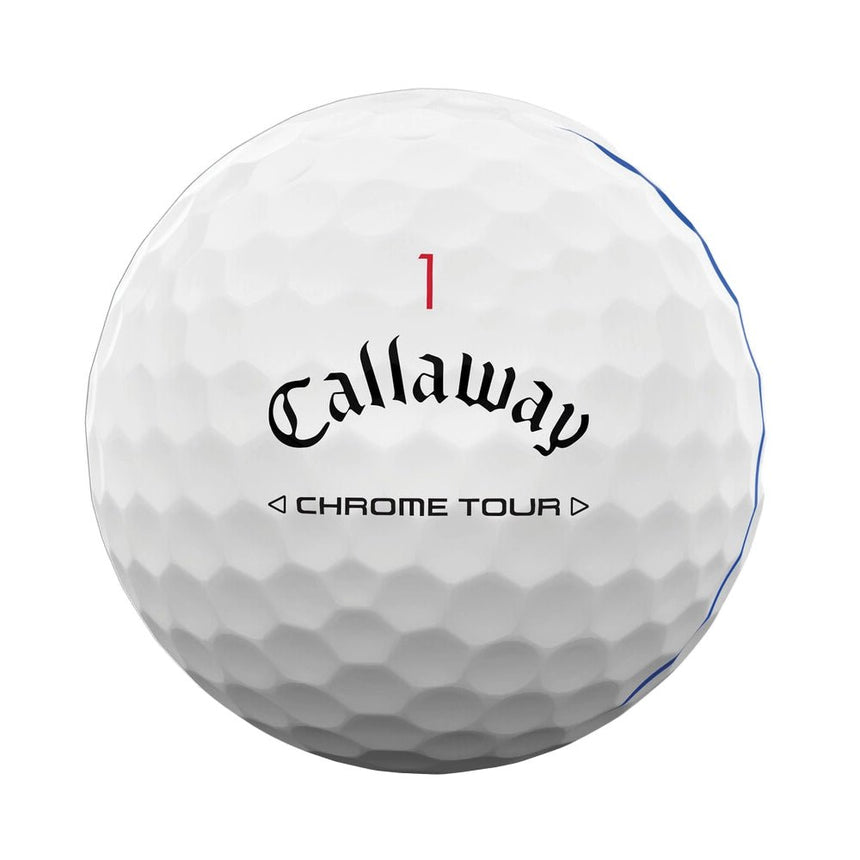 Callaway Chrome Tour Triple Track Golf Balls - 2024 - Holiday Double Dozen