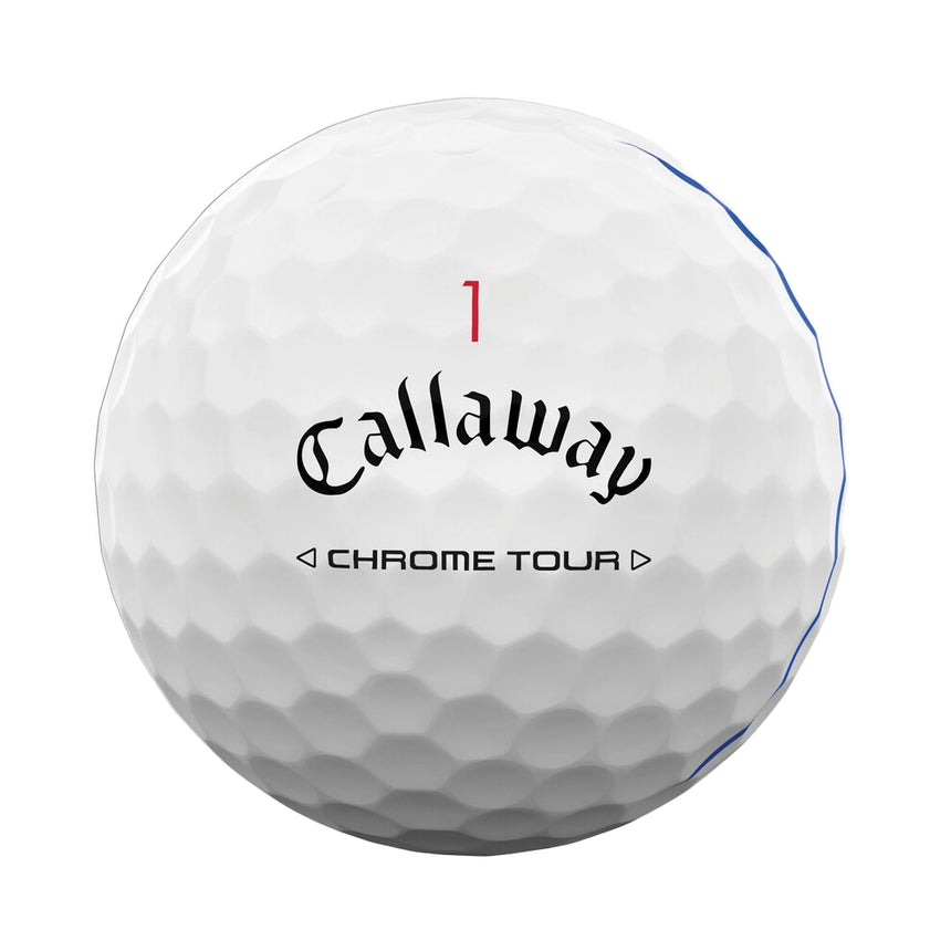 Callaway Chrome Tour Triple Track Golf Balls - 2024 - Holiday Double Dozen