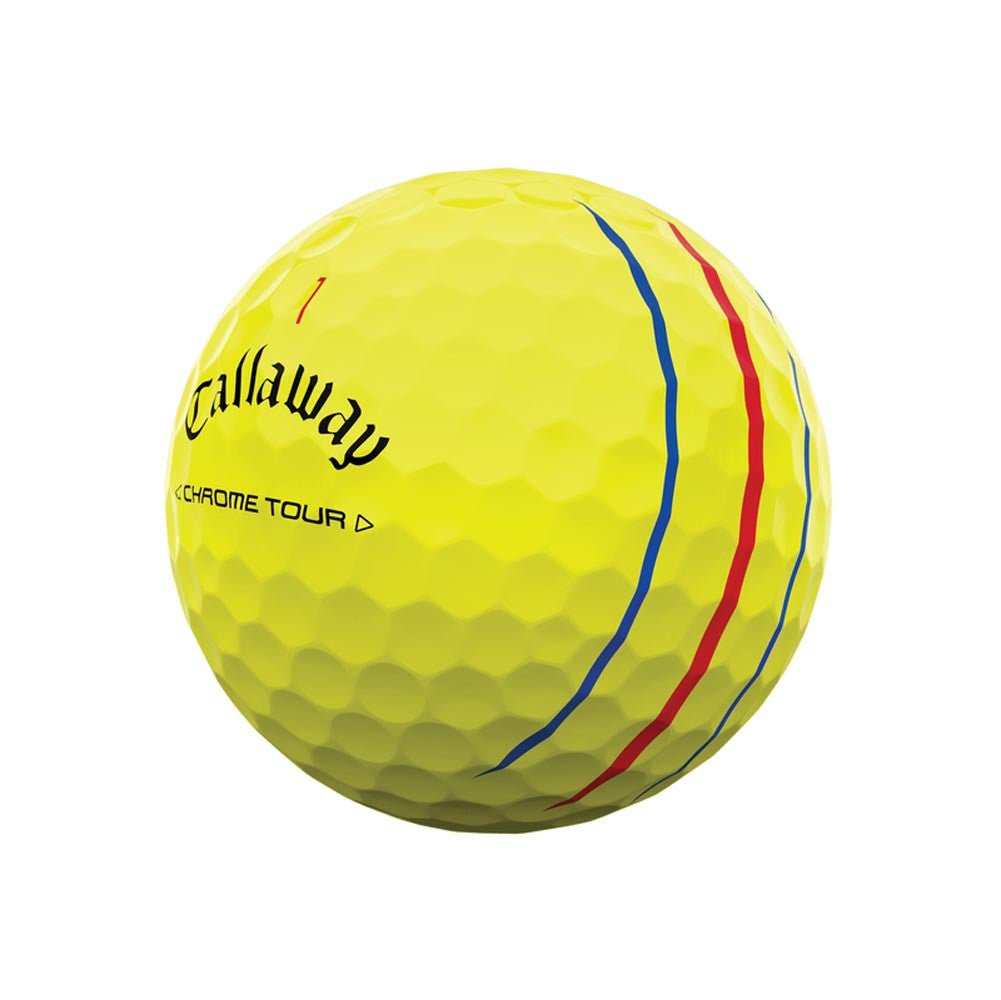 Callaway Chrome Tour Triple Track Golf Balls - Yellow - 2024 – Golf HQ