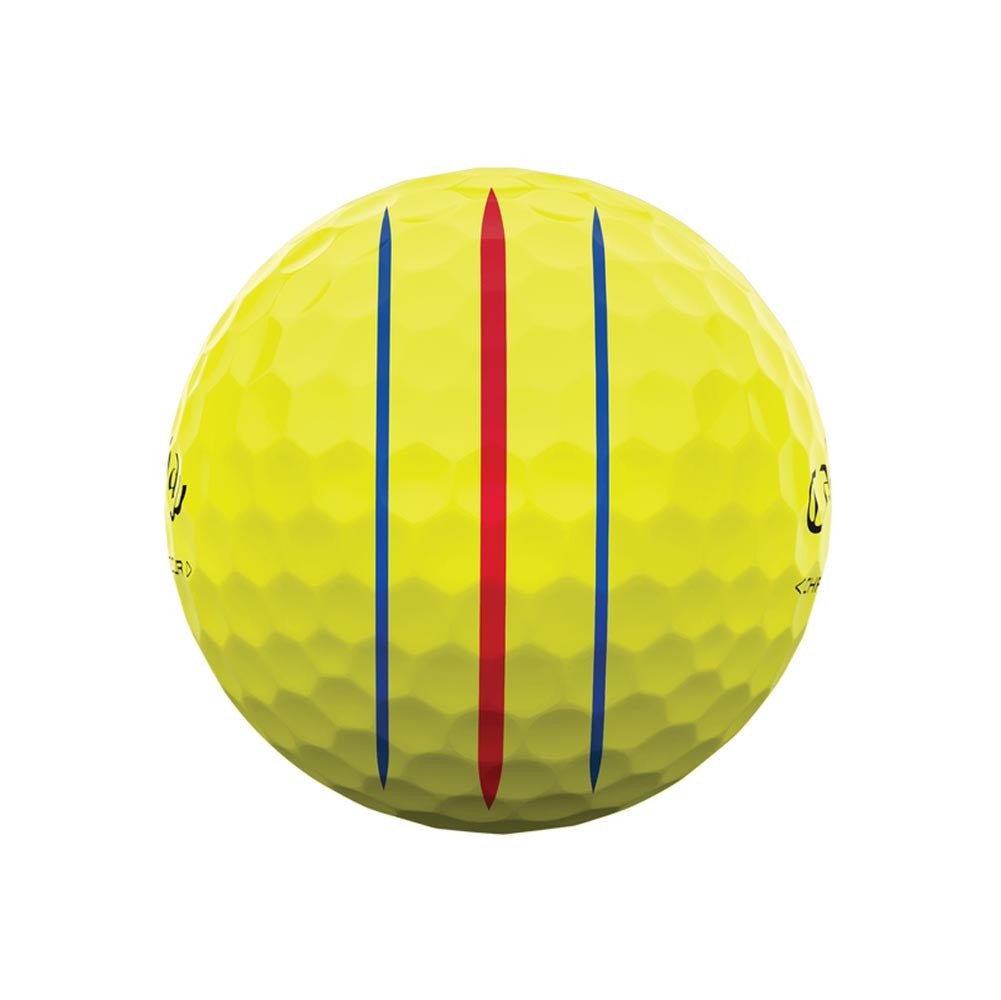 2024CallawayChromeTour TRIPLETRACK1ダース×3 Callaway Chrome Tour Triple Track Golf Balls - Yellow - 2024 – Golf HQ