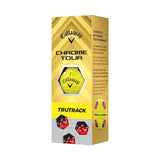 Callaway Chrome Tour TruTrack Golf Balls - Yellow - 2024