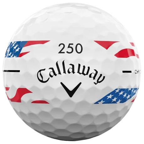 Callaway Chrome Tour 360 Stripe Golf Balls - USA
