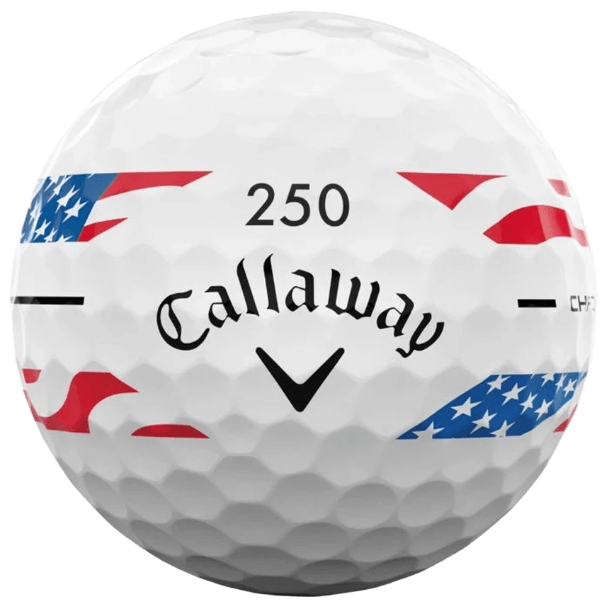 Callaway Chrome Tour 360 Stripe Golf Balls - USA