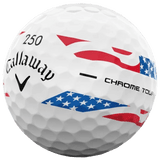 Callaway Chrome Tour 360 Stripe Golf Balls - USA