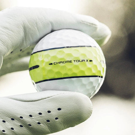 Callaway Chrome Tour X 360 Stripe Golf Balls - Yellow