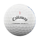 Callaway Chrome Tour X Triple Track Golf Balls - 2024 - Holiday Double Dozen