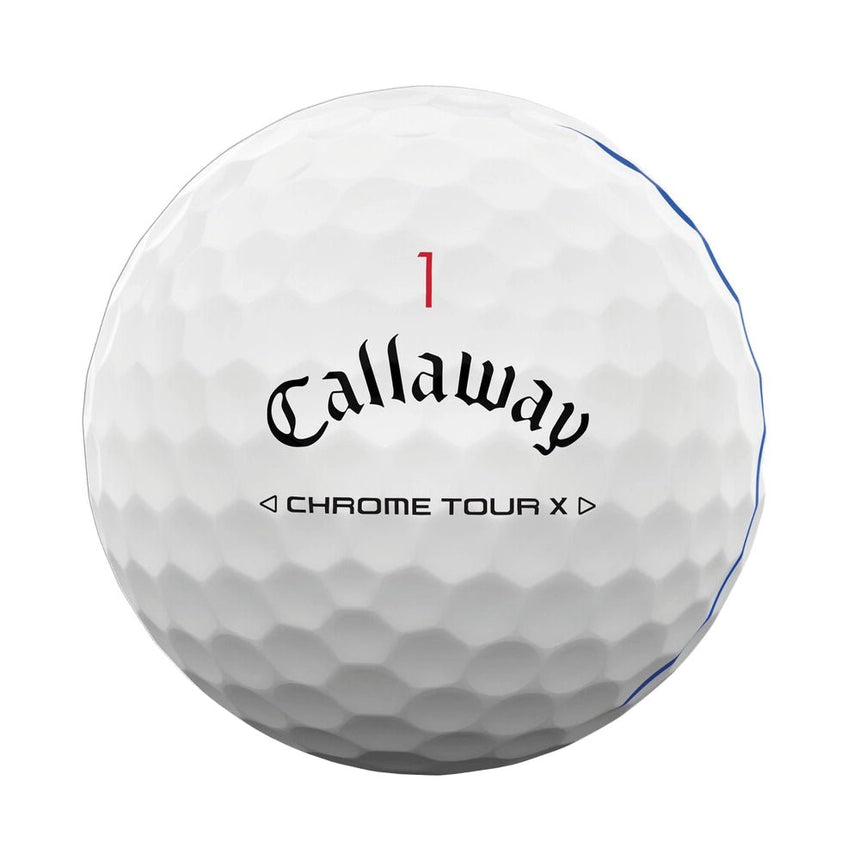 Callaway Chrome Tour X Triple Track Golf Balls - 2024 - Holiday Double Dozen