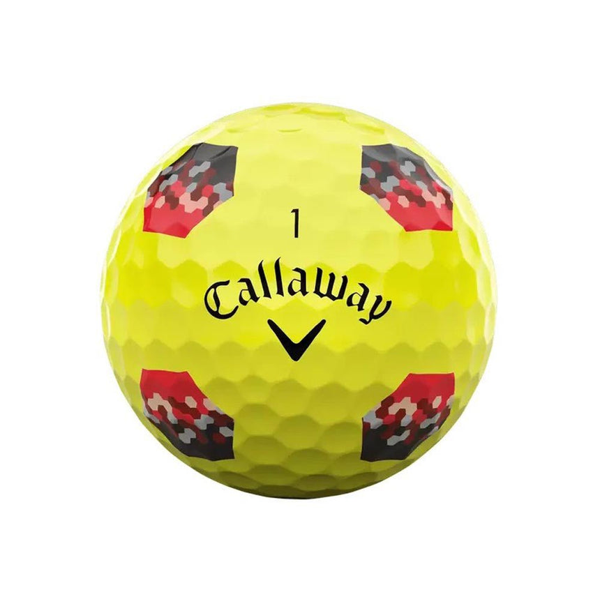 Callaway Chrome Tour X TruTrack Golf Balls - Yellow - 2024