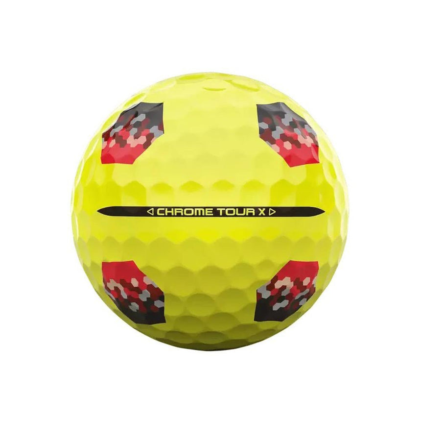 Callaway Chrome Tour X TruTrack Golf Balls - Yellow - 2024