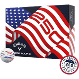 Callaway Chrome Tour X 360 Stripe Golf Balls - USA