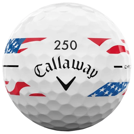 Callaway Chrome Tour X 360 Stripe Golf Balls - USA
