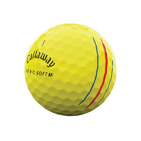 Callaway ERC Soft Triple Track Golf Balls - Yellow - 2023