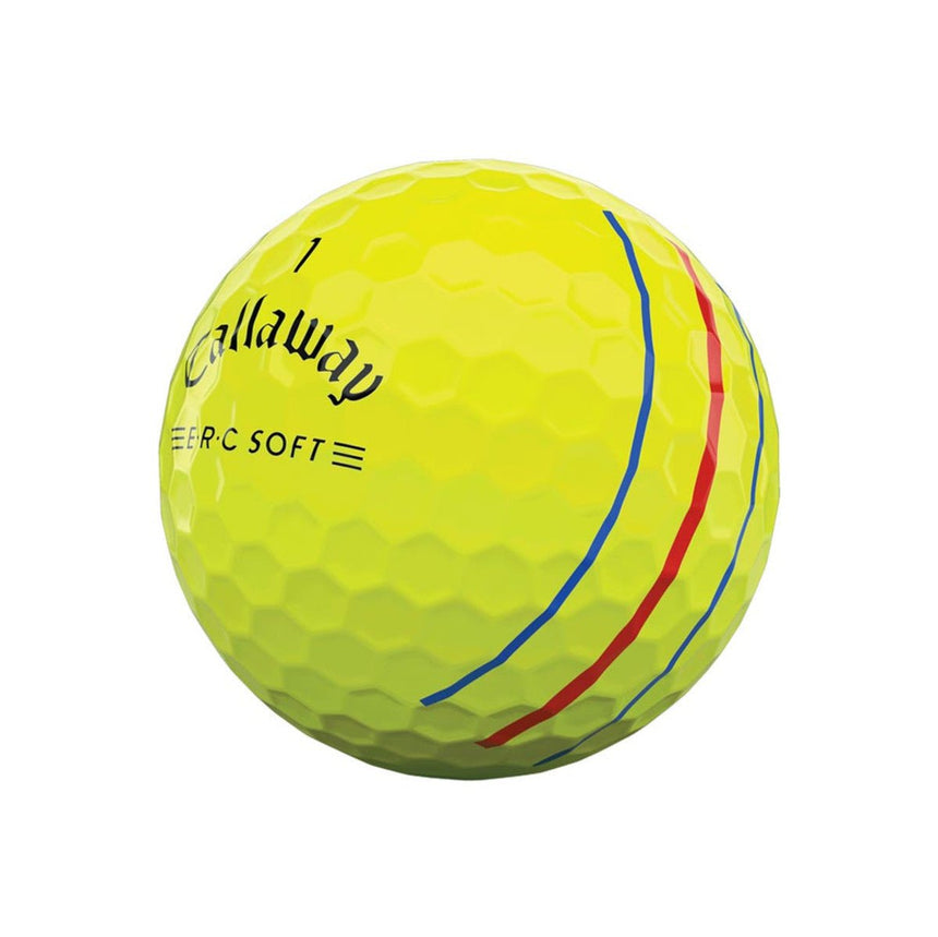 Callaway ERC Soft Triple Track Golf Balls - Yellow