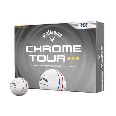 Callaway Chrome Tour Triple Diamond Triple Track Golf Balls 2026