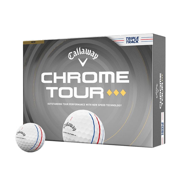 Callaway Chrome Tour Triple Diamond Triple Track Golf Balls 2026