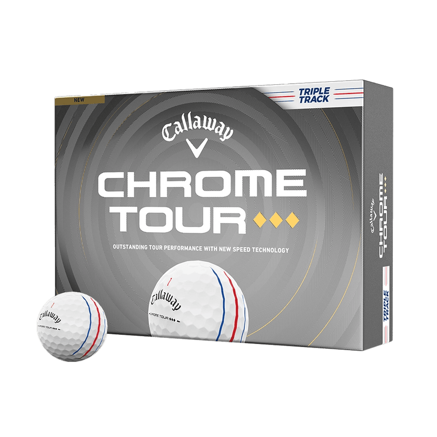 Callaway Chrome Tour Triple Diamond Triple Track Golf Balls 2026