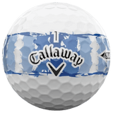Callaway Supersoft Distressed Stripe Golf Balls - Blue