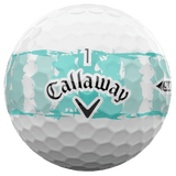 Callaway Supersoft Distressed Stripe Golf Balls - Teal