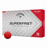 Callaway Superfast Golf Balls - Bold Red - 15 Pack