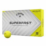 Callaway Superfast Golf Balls - Bold Yellow - 15 Pack