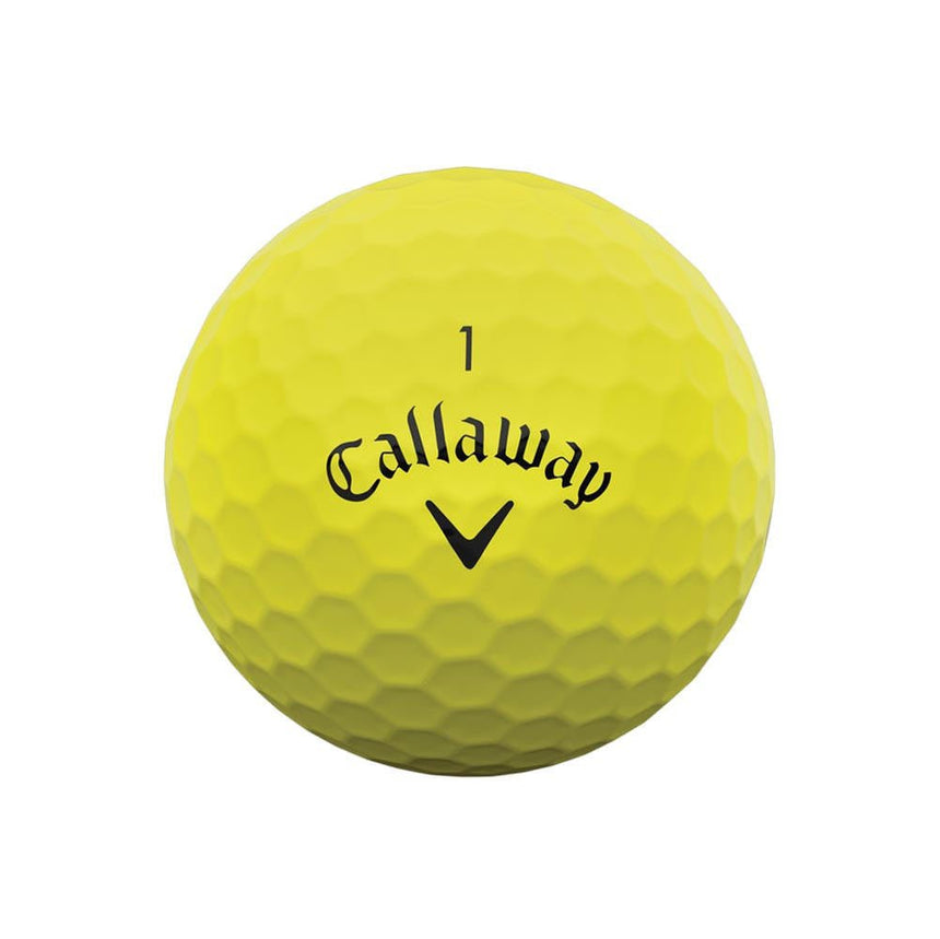 Callaway Superfast Golf Balls - Bold Yellow - 15 Pack