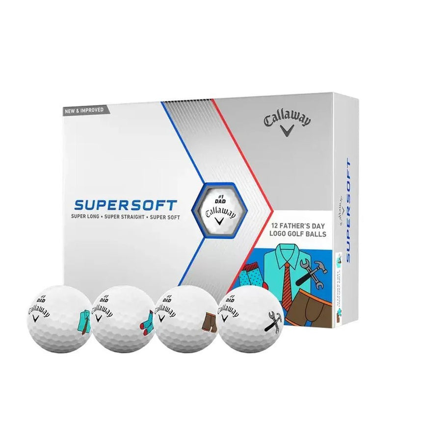 Callaway Supersoft Golf Balls - Father's Day