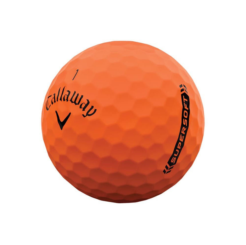 Callaway Supersoft Golf Balls - Matte Orange - 2023