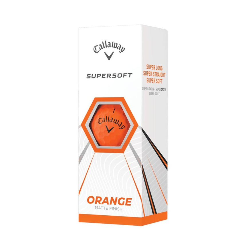 Callaway Supersoft Golf Balls - Matte Orange