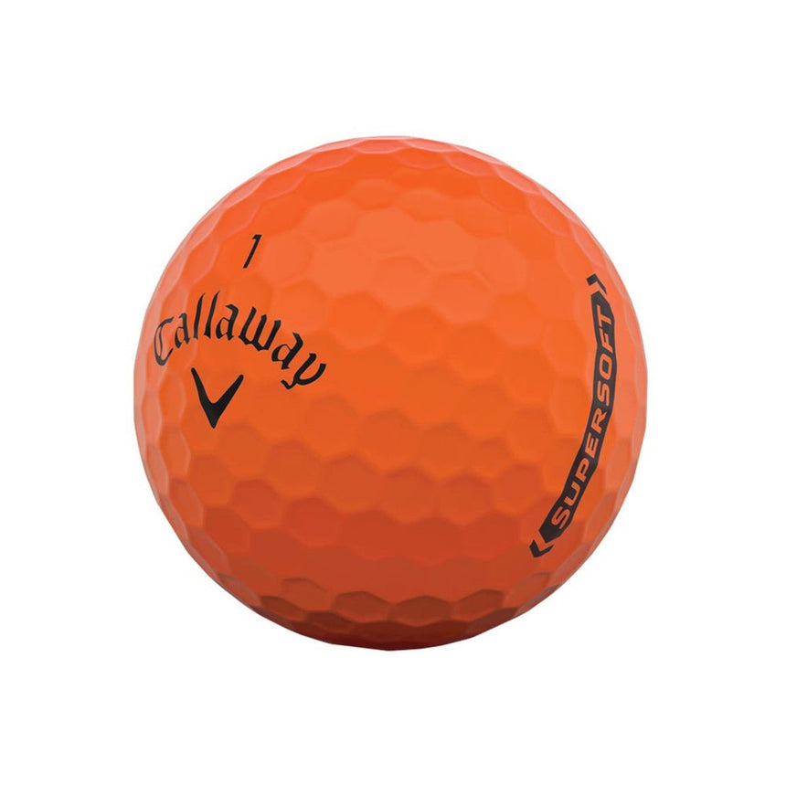 Callaway Supersoft Golf Balls - Matte Orange