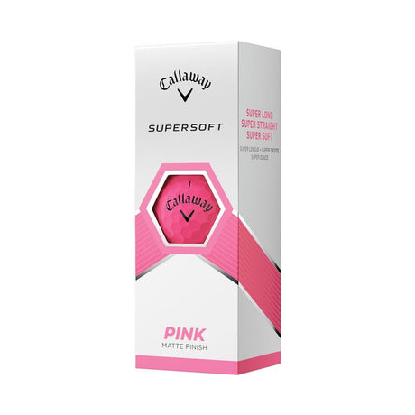 Callaway Supersoft Golf Balls - Matte Pink - 2023