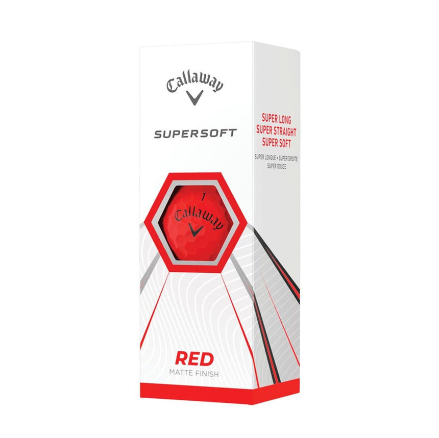 Callaway Supersoft Golf Balls - Matte Red