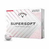 Callaway Supersoft Splatter 360 Golf Balls - Red