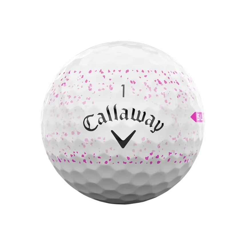 Callaway Supersoft Splatter Golf Balls - Pink